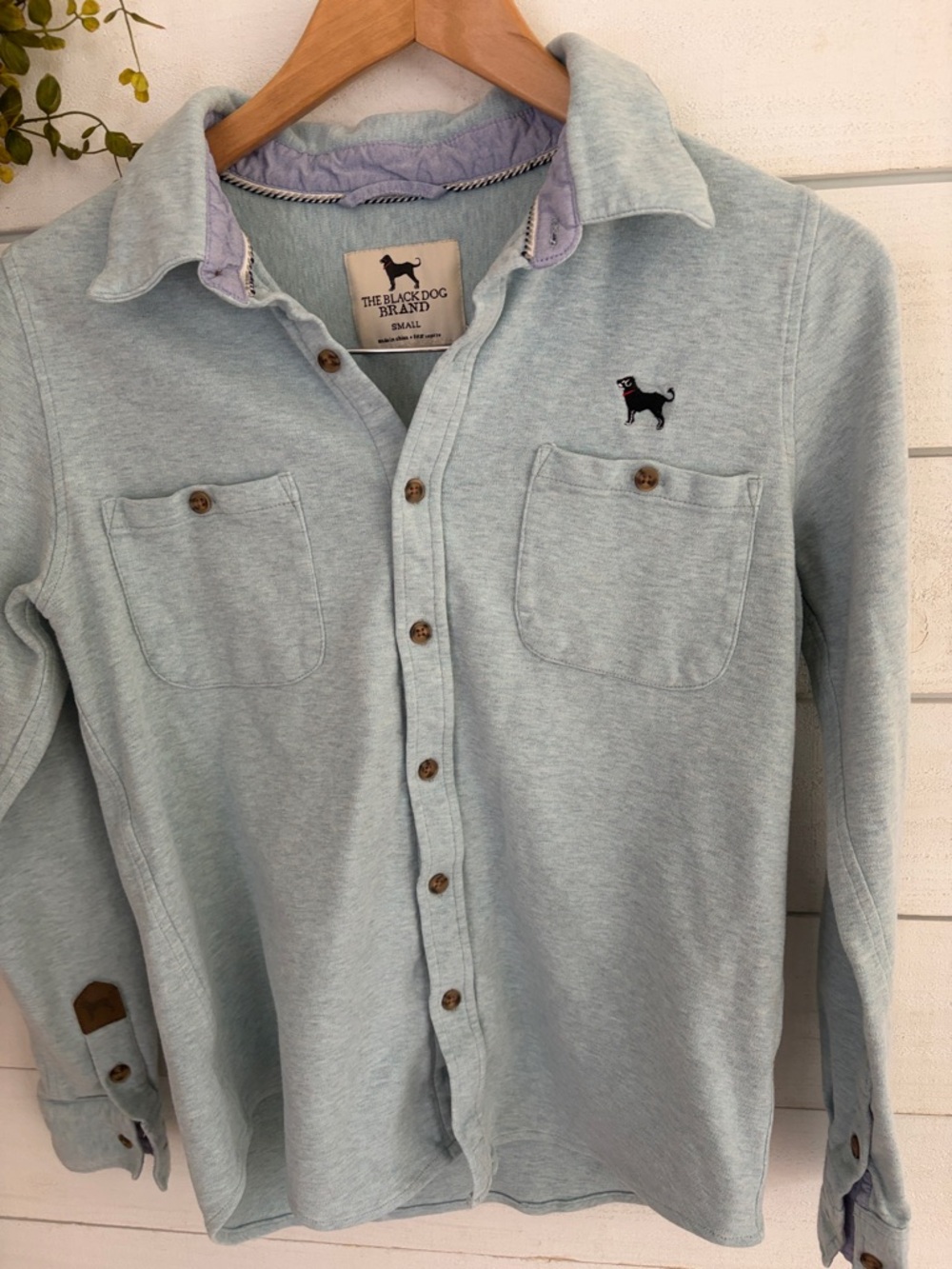 The Black Dog Light Blue Casual Button-Down Shirt - Picture 10 of 10
